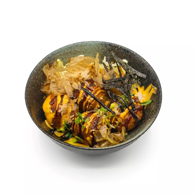 Takoyaki.