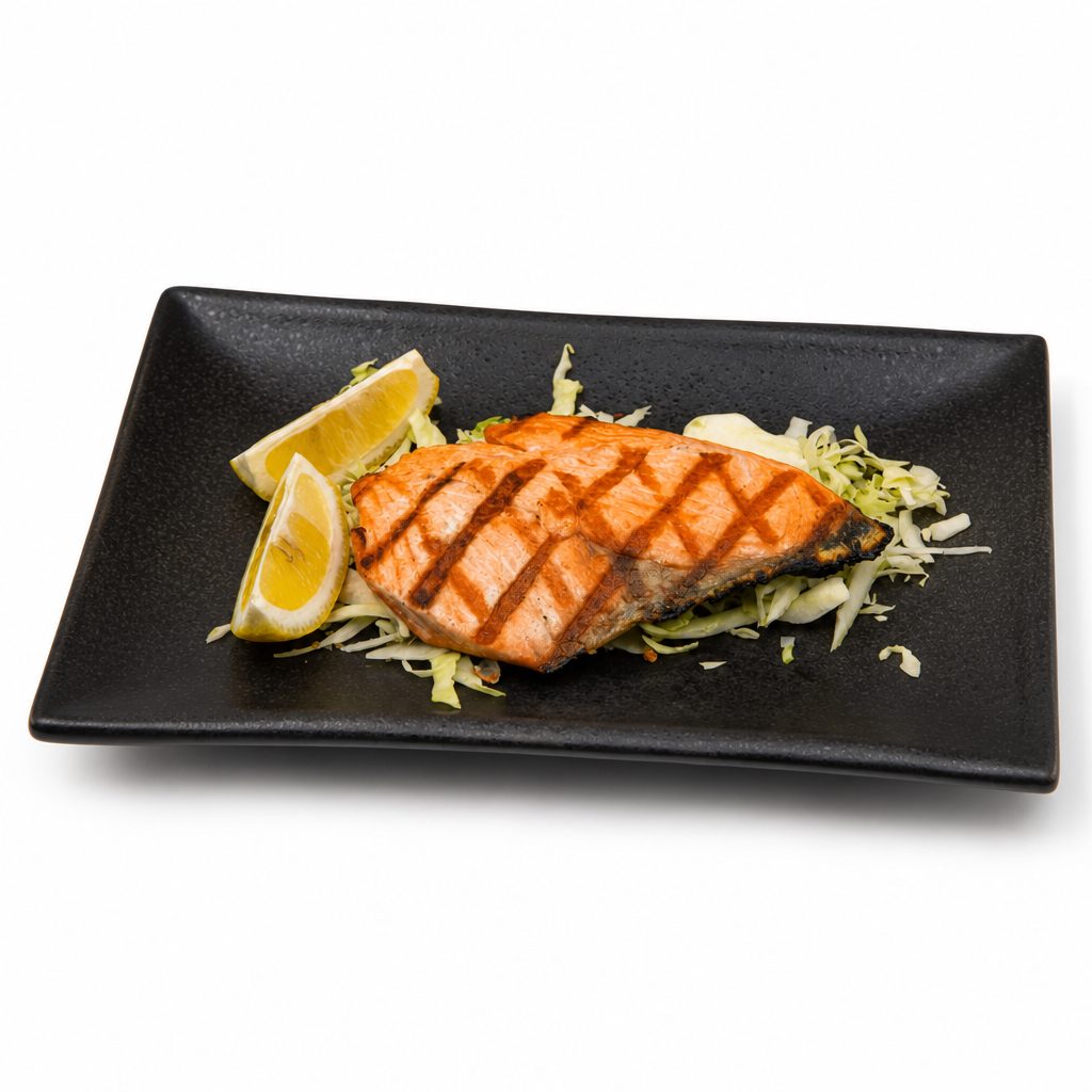 Salmon Shioyaki.