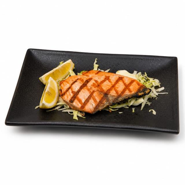 Salmon Shioyaki.
