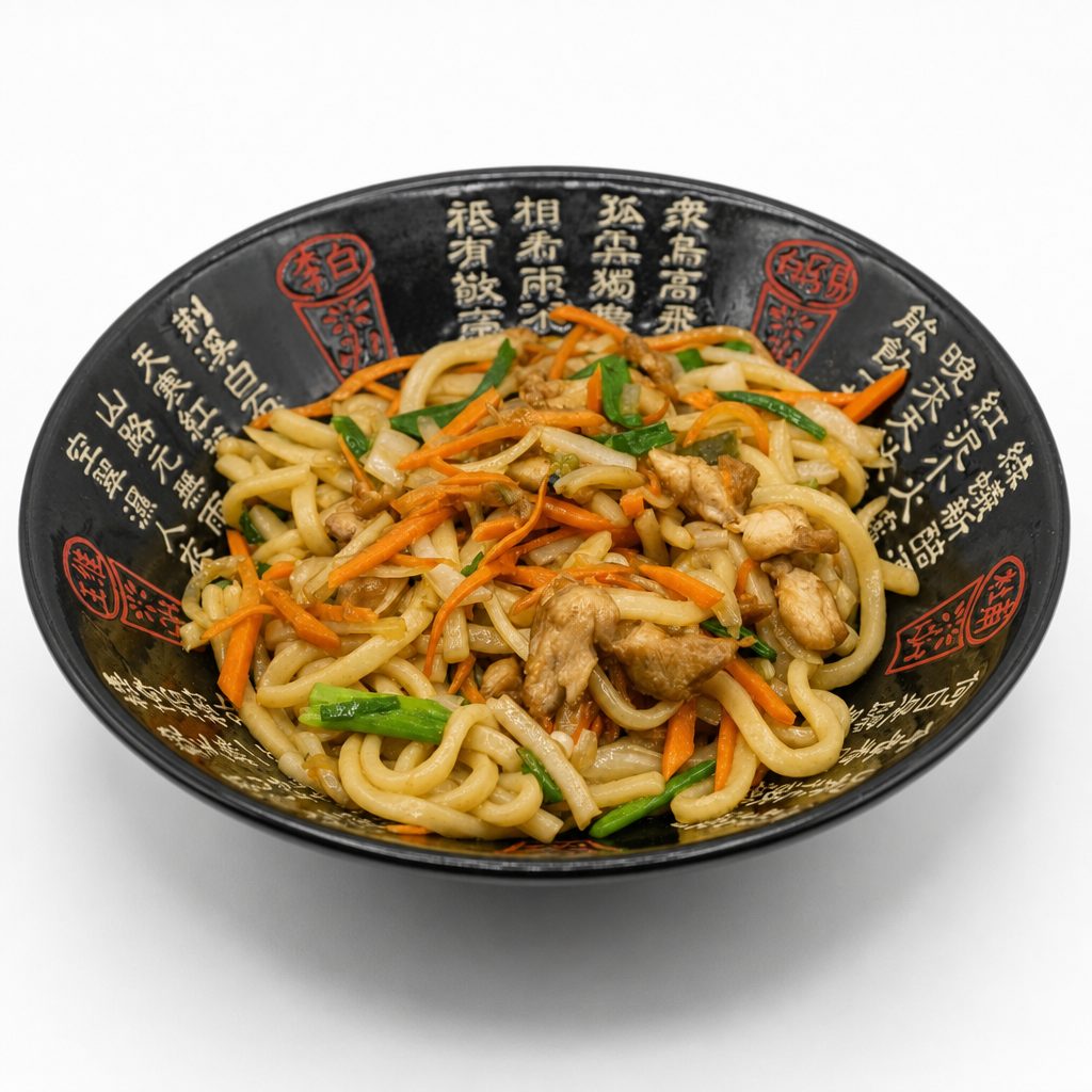 Chicken Yakiudon.