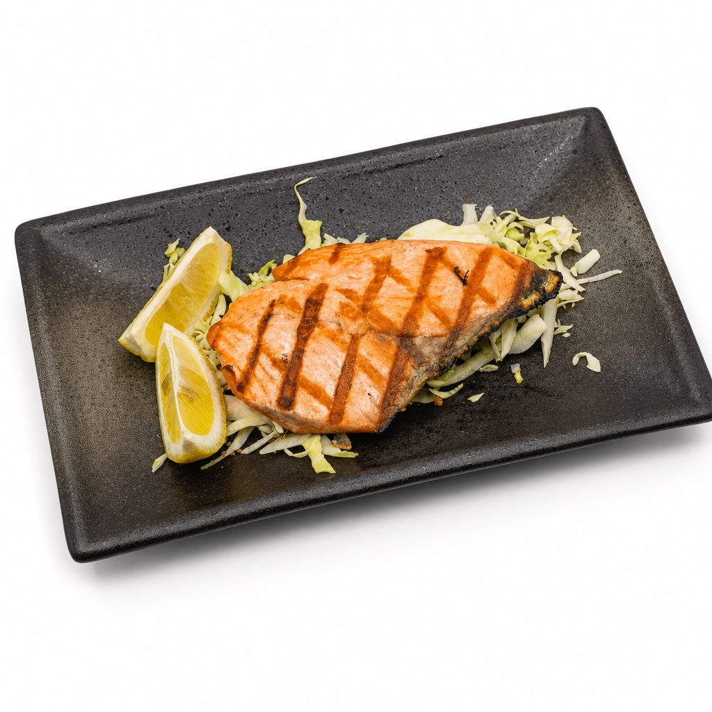 Salmon Shioyaki.