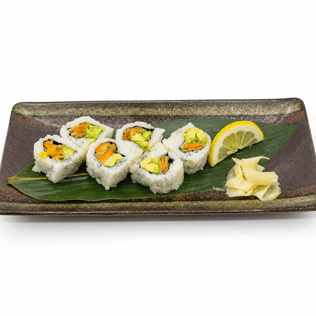 Tempura Yam & Avocado Roll.