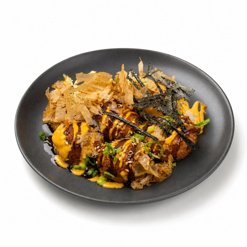 Takoyaki.